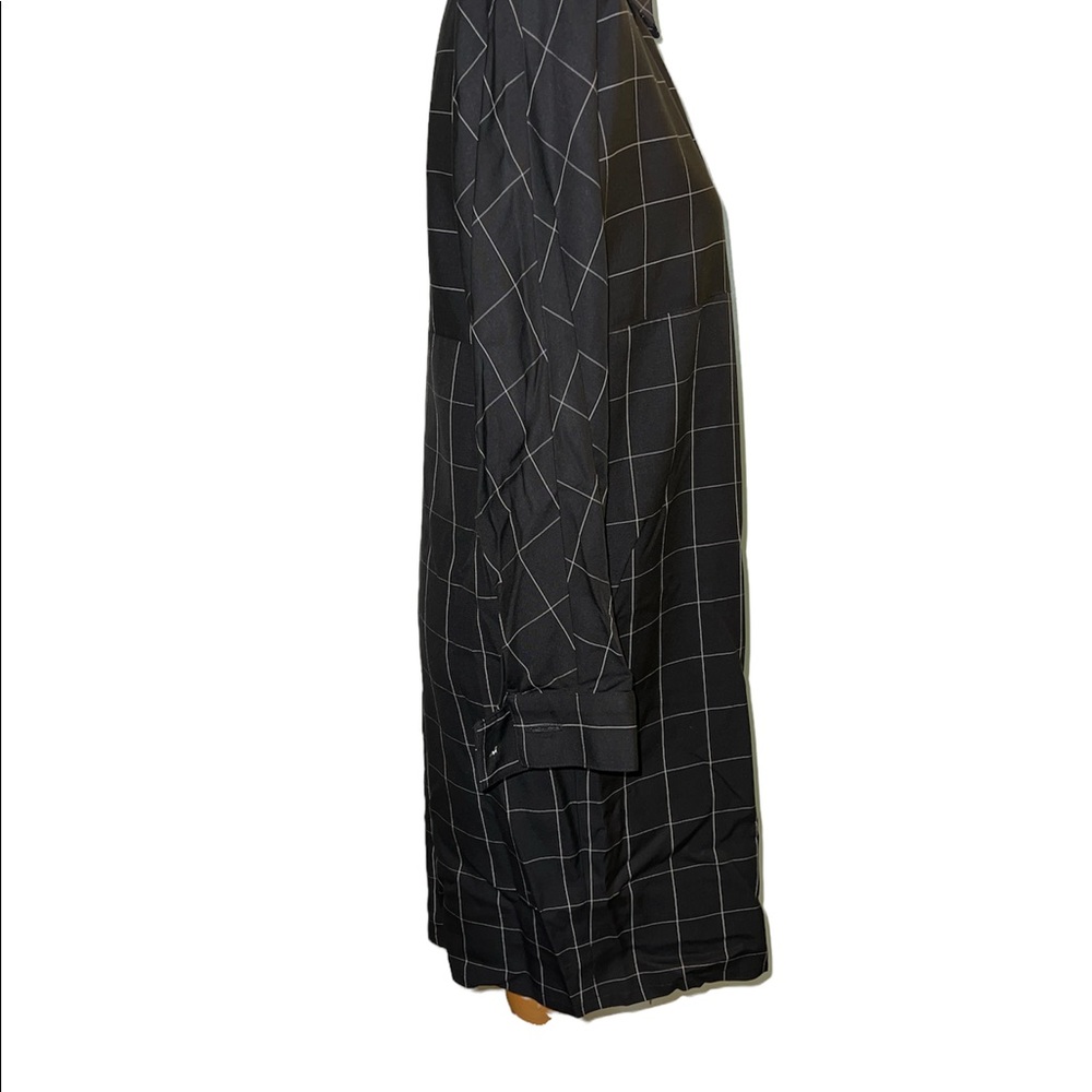 Chetta B vintage size 6 black/white plaid long sleeve dress New With Tags - Picture 7 of 15